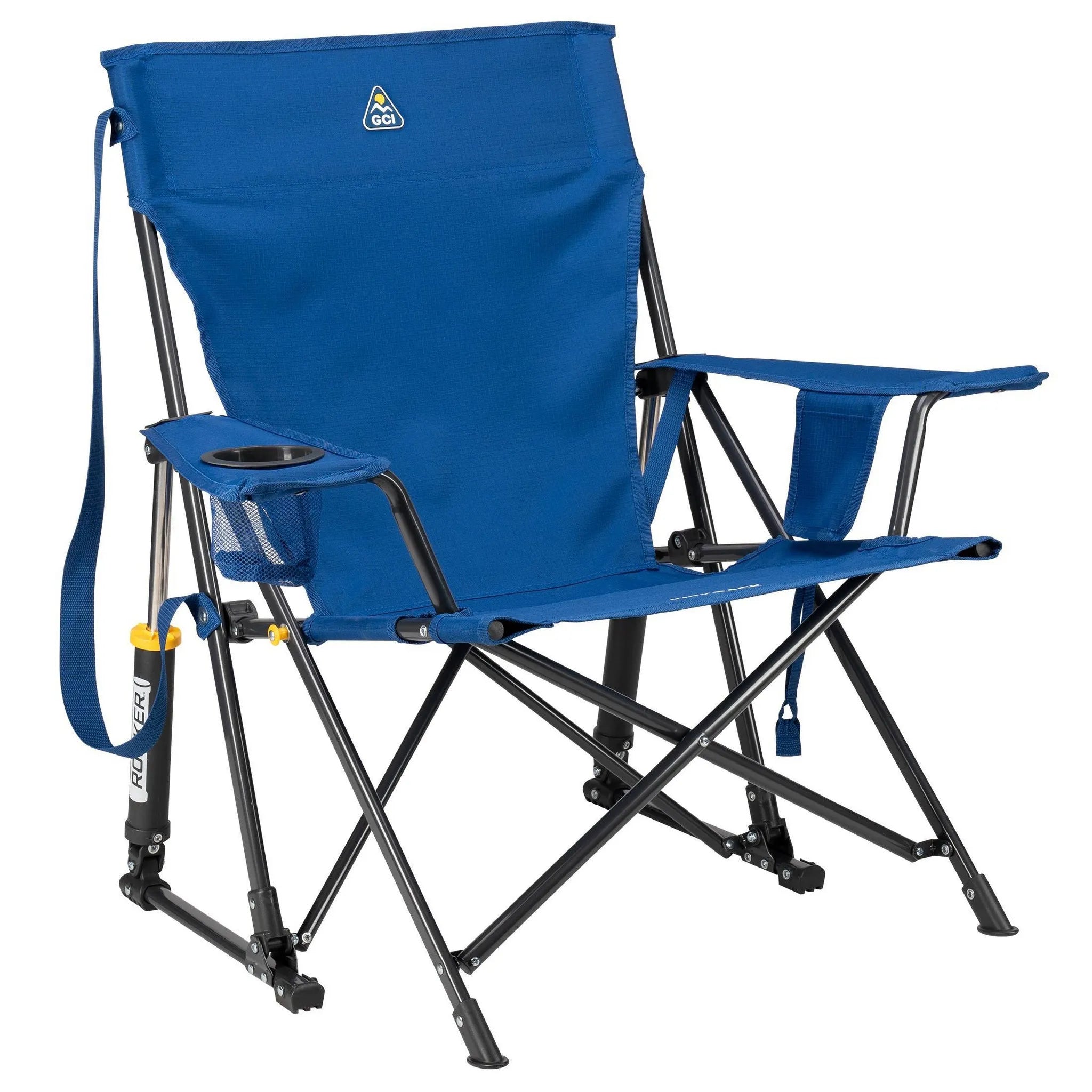 GCI Outdoor Foldable Rocking Camp Chair Soft Navy – REBEL