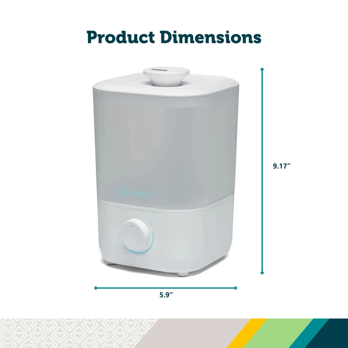 Safety 1st - Cool Mist Humidifier - White - REBEL
