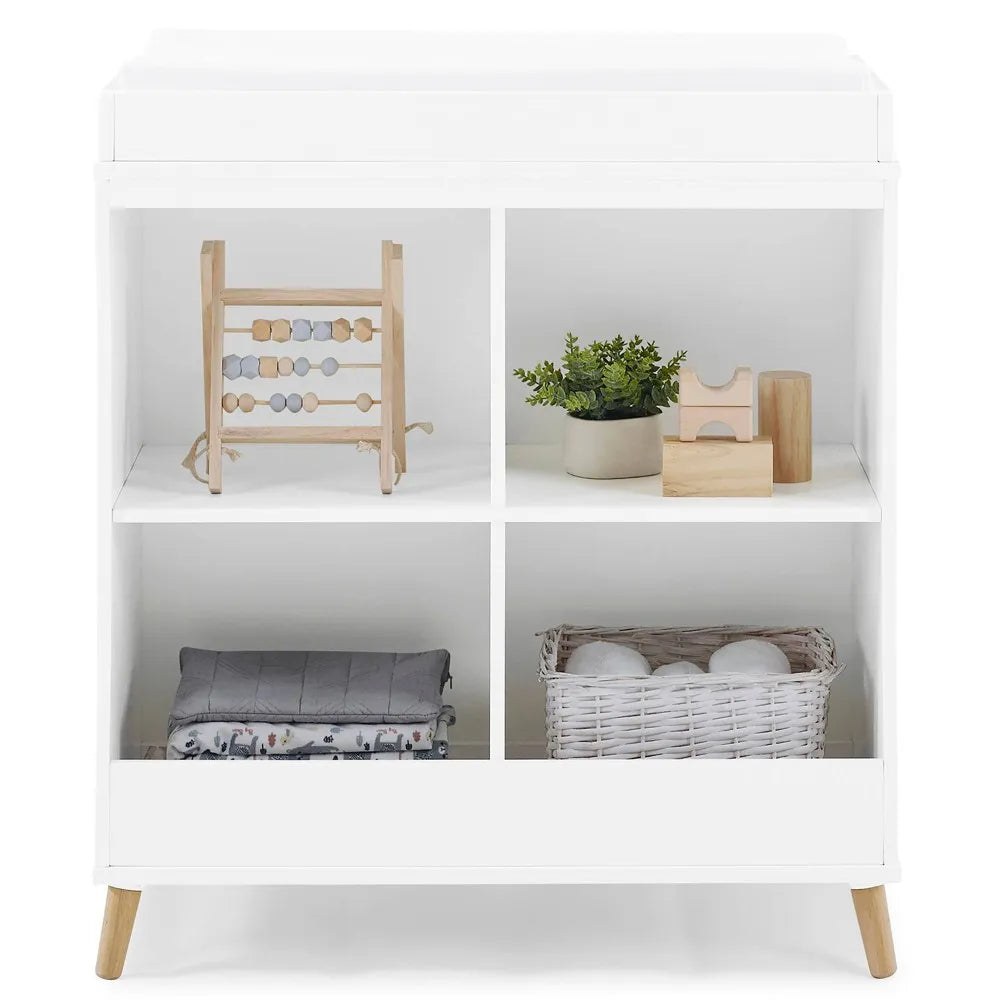 Convertible Changing Table and Bookcase - White – REBEL