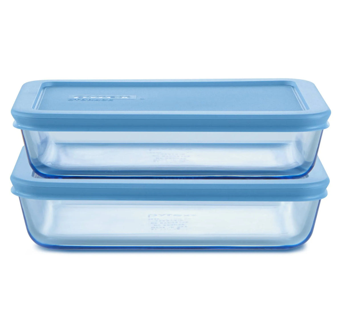 Lidded Rectangle Storage Set - Blue – REBEL