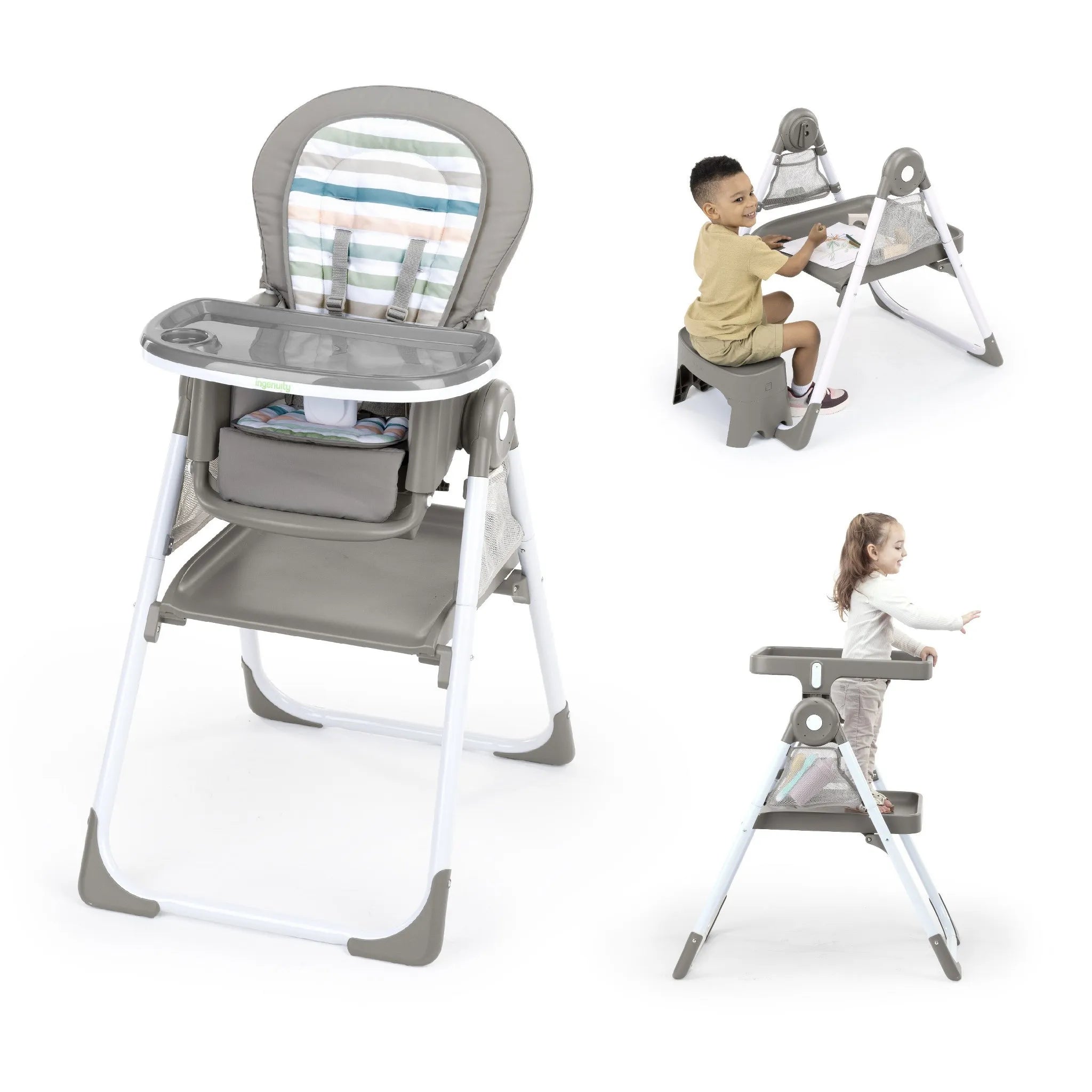 evenflo simplicity high chair Ingenuity Proper Positioner Create Up Multi-Mode Folding High Chair