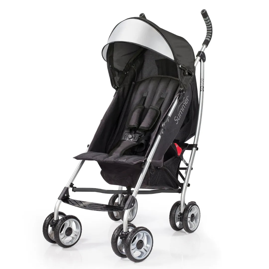 summer infant 3d pac cs+ lightweight stroller Summer 3Dlite Convenience Stroller, Jet Black