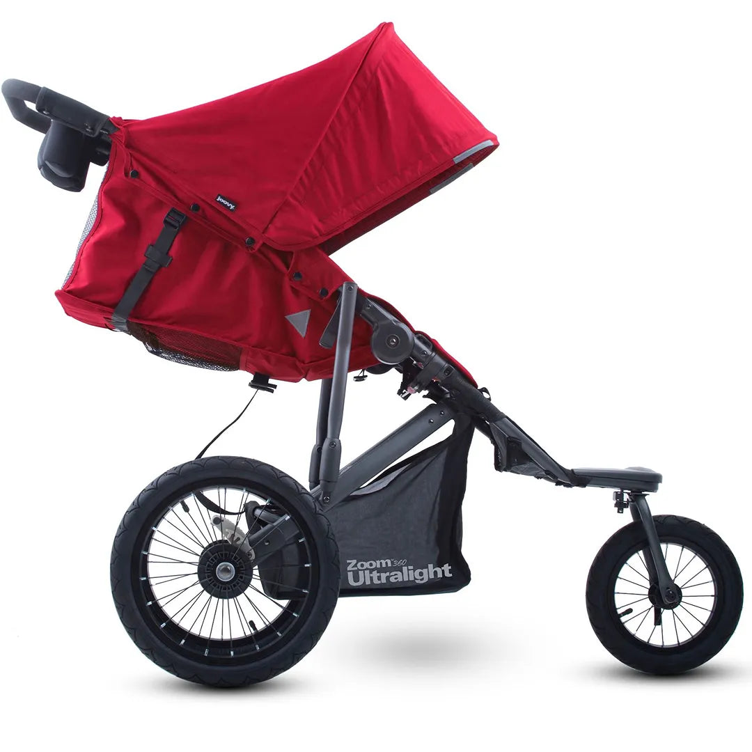 Joovy Zoom 360 Ultralight Jogging Single Stroller - Red – REBEL