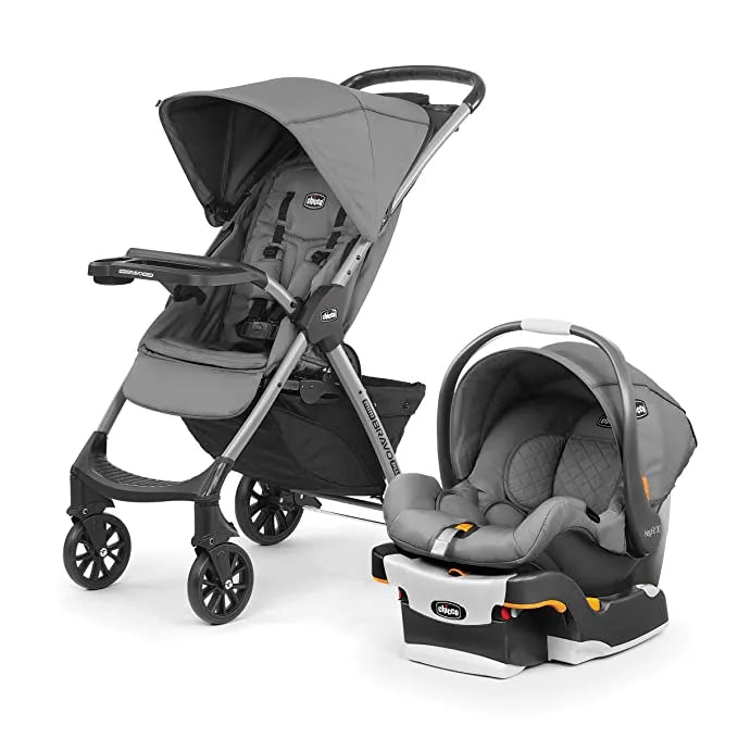 chicco liteway plus stroller Chicco Mini Bravo Plus Lightweight Travel System