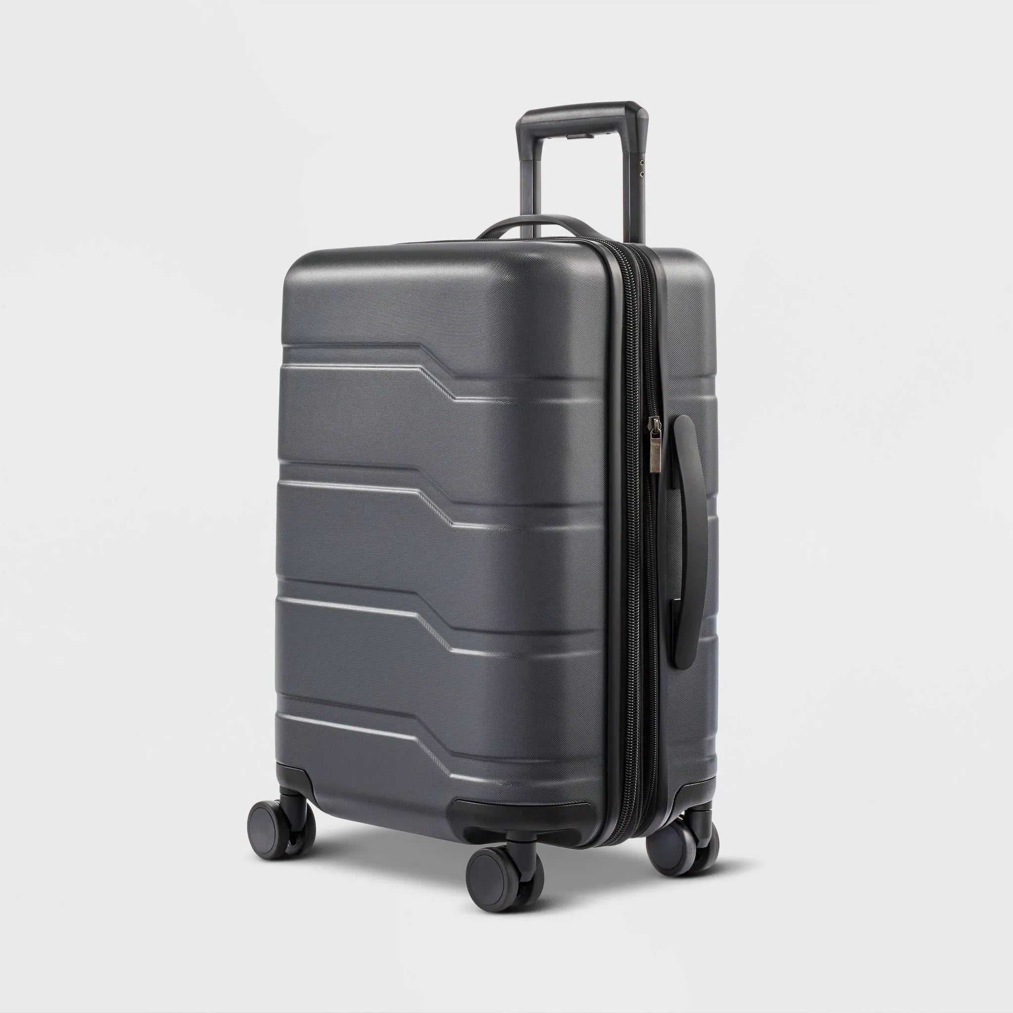 Open Story - Hardside Carry-On Suitcase - Gray - REBEL