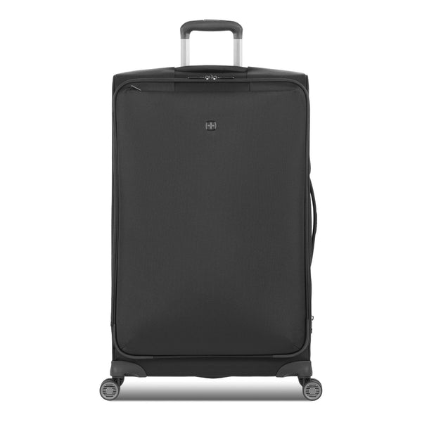 SWISSGEAR Checked Softside Large Suitcase - Black – REBEL