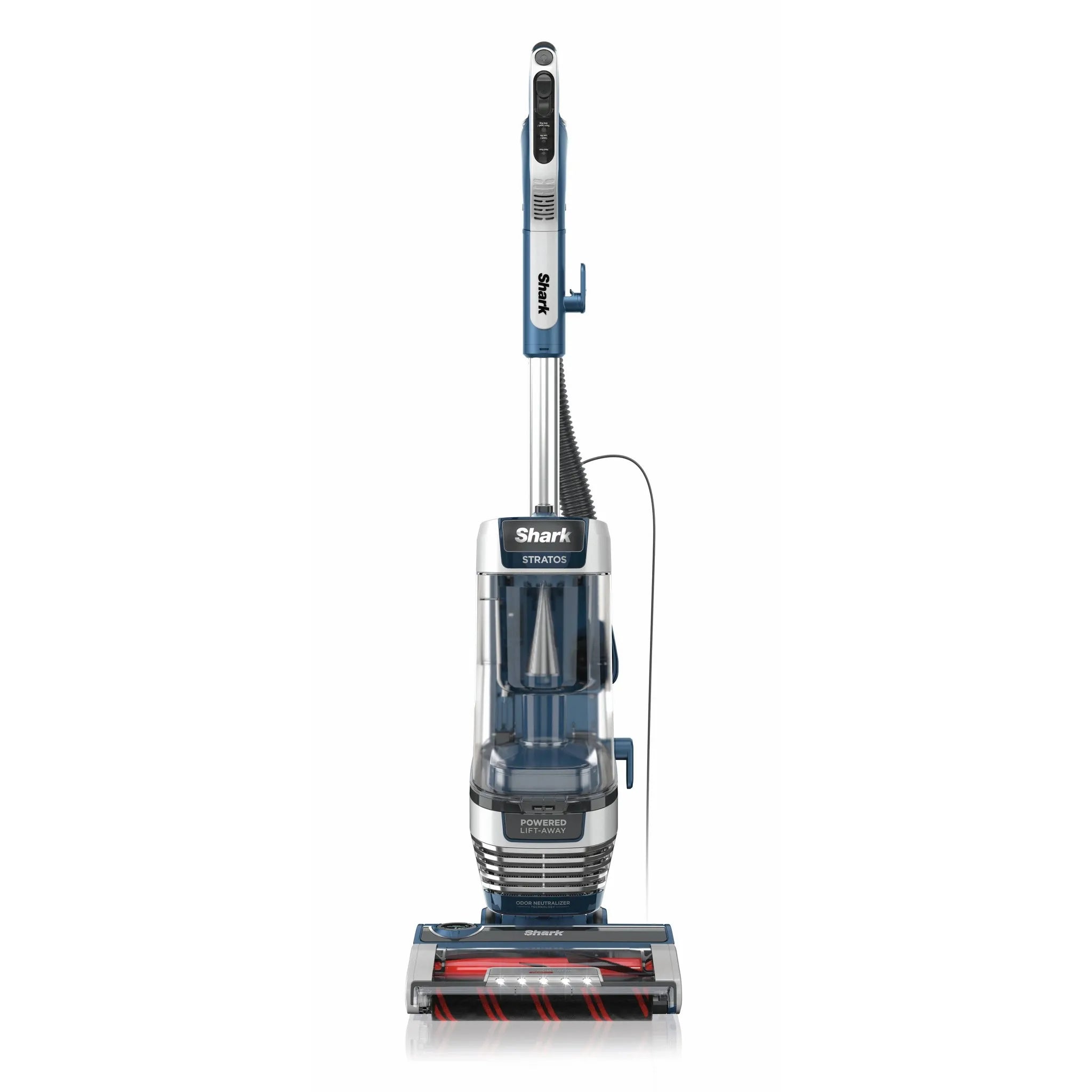 Shark - Upright Vacuum - DuoClean PowerFins - Blue - REBEL