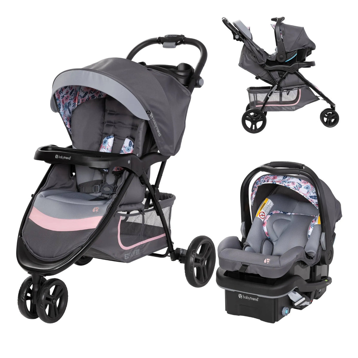 EZ Ride SE Travel System with Secure-Lift Infant Car Seat - Bluebell ...