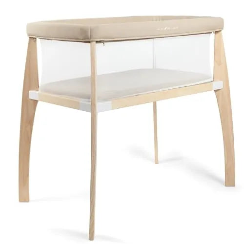 Heirloom Willow Wood Bassinet Organic Oat