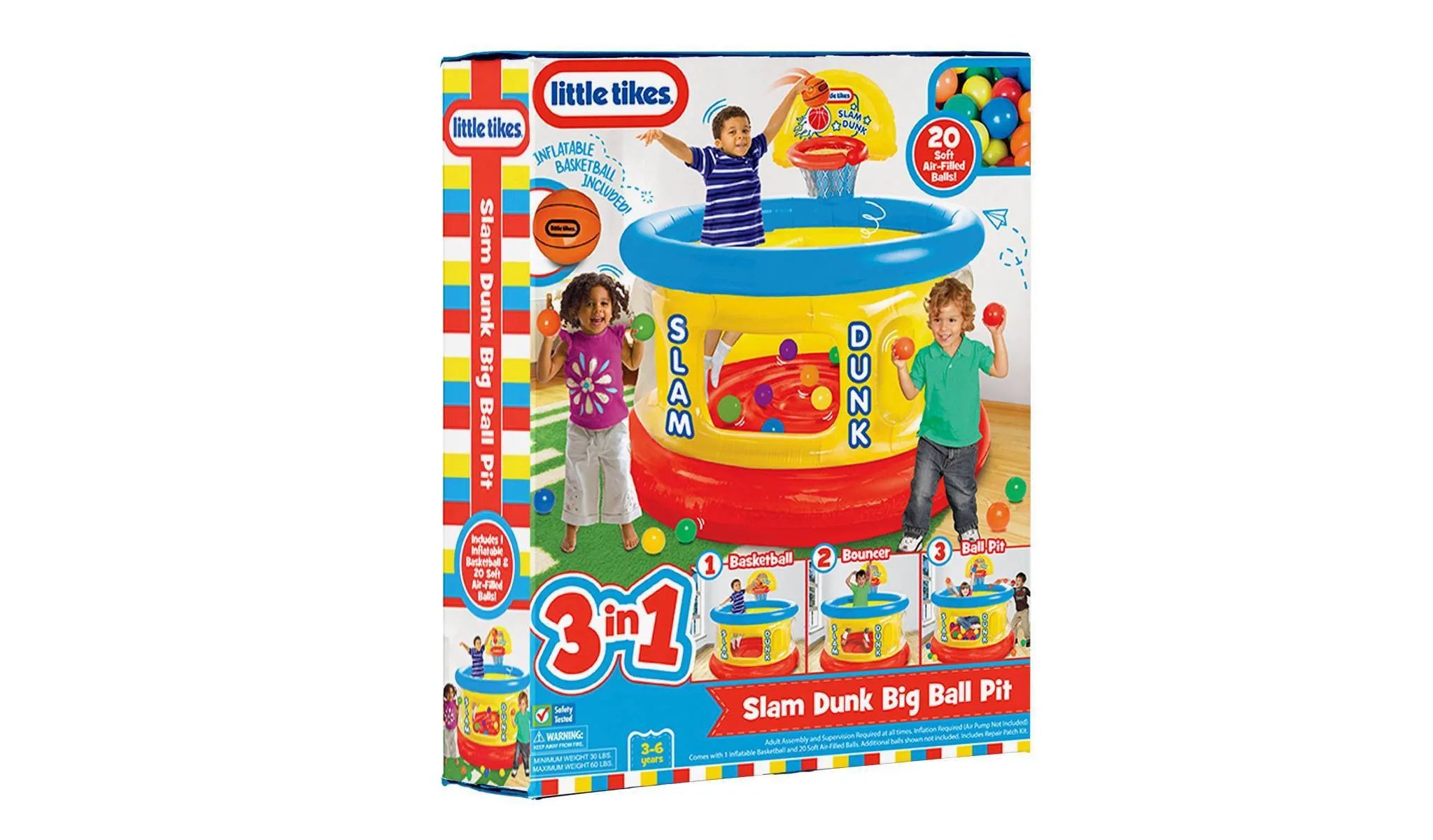 Little Tikes Slam Dunk Big Ball Pit - For Ages 3-6 – REBEL