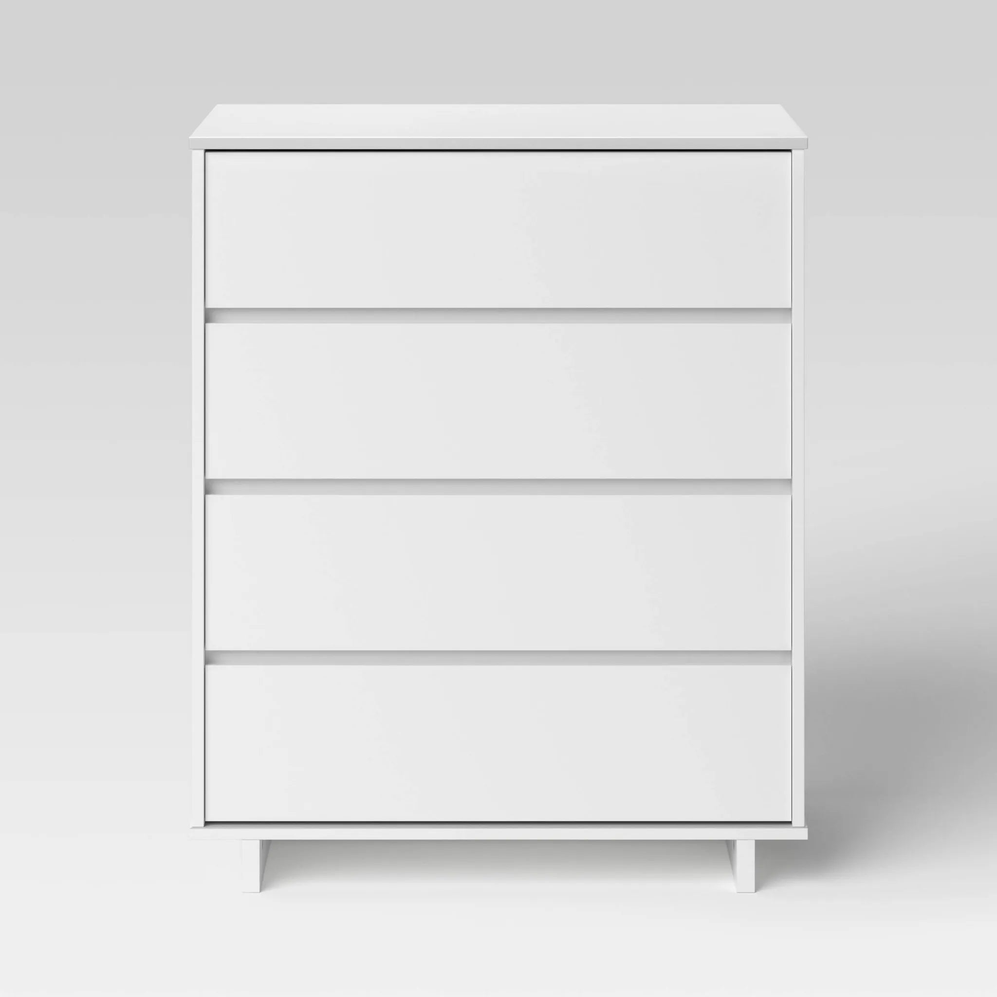 modern 4 drawer dresser white room essentials Modern 4 Drawer Dresser Pure White