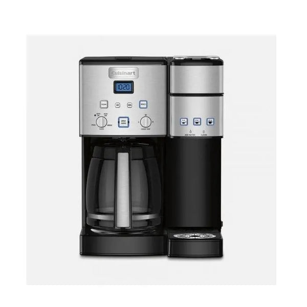 12 cup black stainless steel coffeemaker black cm1131bs Cuisinart Coffee Center 12 Cup Coffeemaker and Single-Serve Brewer  Stainless Steel