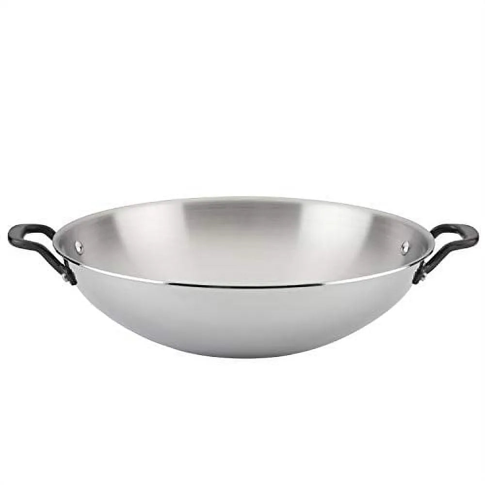 KitchenAid 5-Ply Clad 15-Inch Stainless Steel Wok