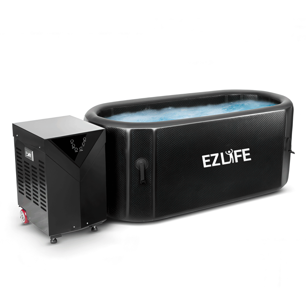 Oblong Inflatable EZLIFE Oval Inflatable Cold Plunge W/ 1HP Chiller – REBEL