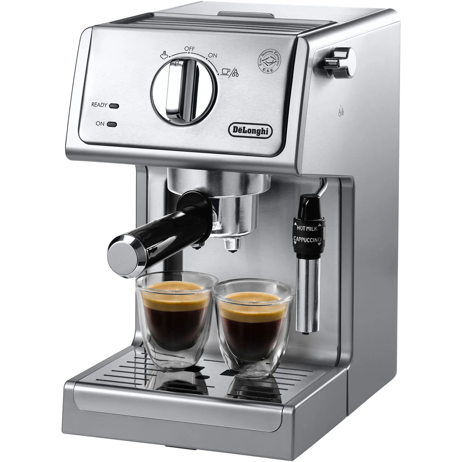 De'Longhi - Espresso Machine - Silver - REBEL