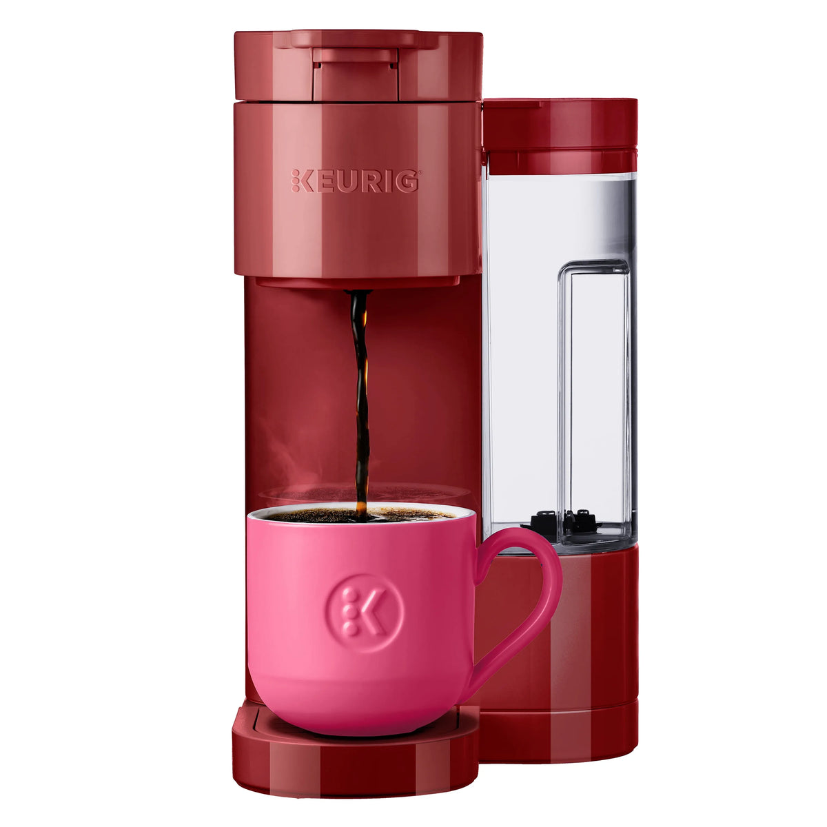 Keurig - Single-Serve K-Cup Pod Coffee Maker - Red - REBEL