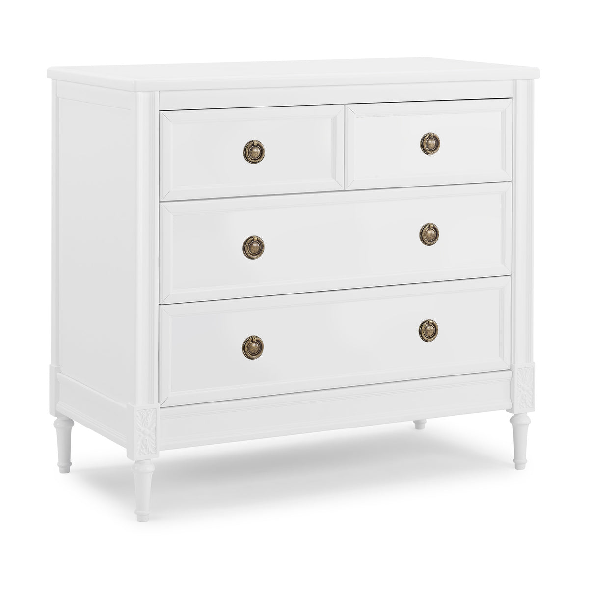 DELTA CHILDREN Heritage 4 Drawer Dresser With Changing Top and Interlocking Drawers