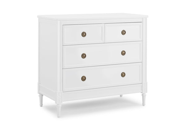 DELTA CHILDREN Heritage 4 Drawer Dresser With Changing Top and Interlocking Drawers