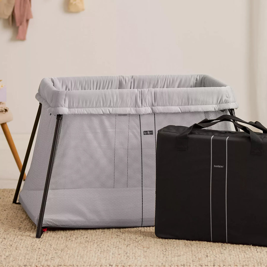 BabyBjörn Travel Crib Bundle - Silver – REBEL